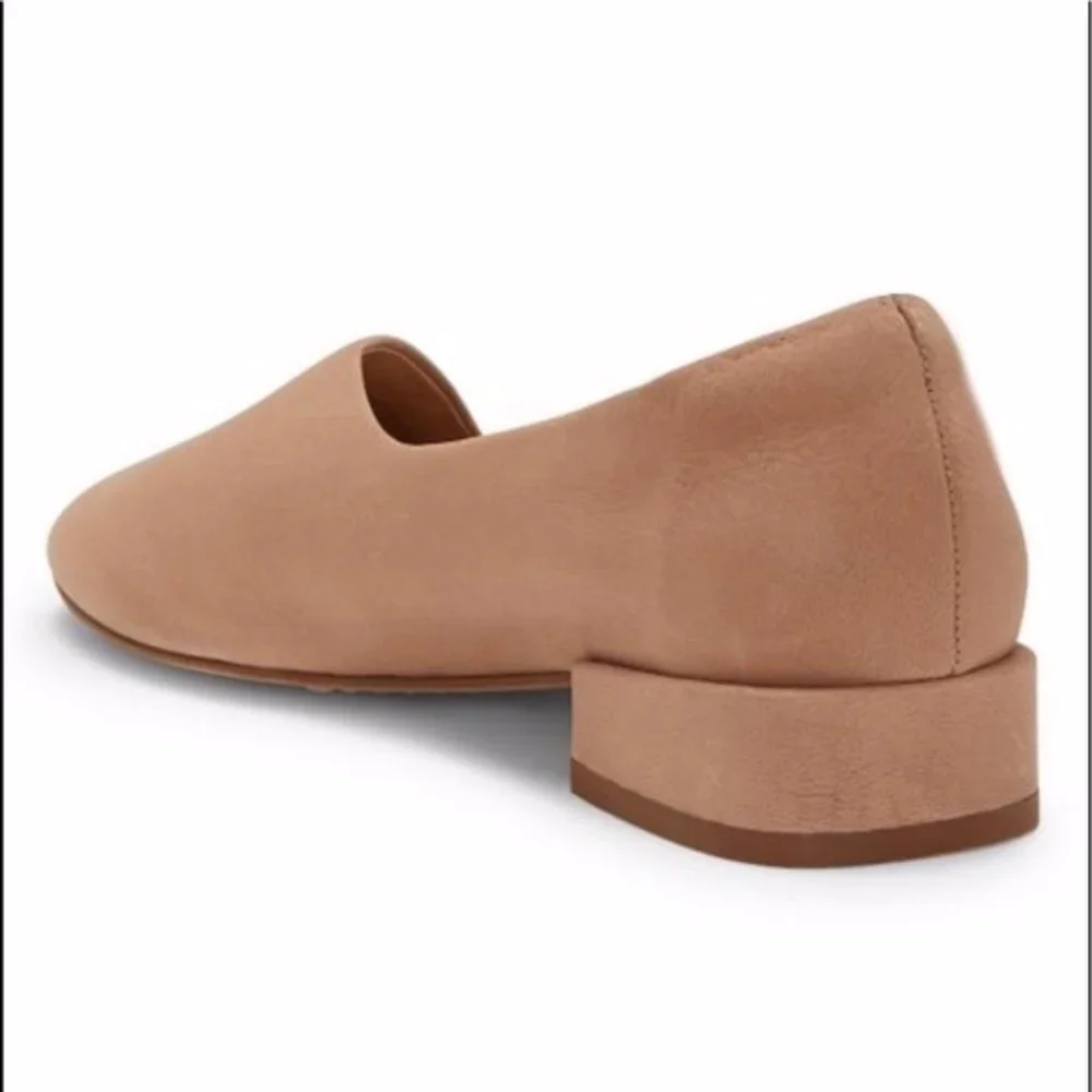 REDUCED CORSO COMO Honey Dew Beige Leather Asymmetr Comfort Pump 9.5 M BETSIE